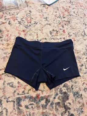 Nike low rise spandex volleyball shorts navy